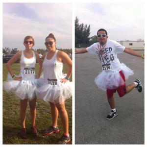 All clean & white in our tutus. 