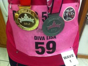 Close up of the medals, because that's why you clicked on this post, right? 