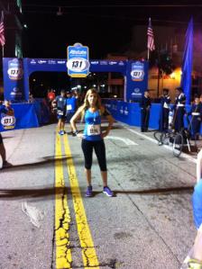 starting line in the dark 