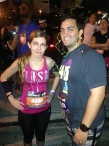 Waiting with Matt in Corral F.